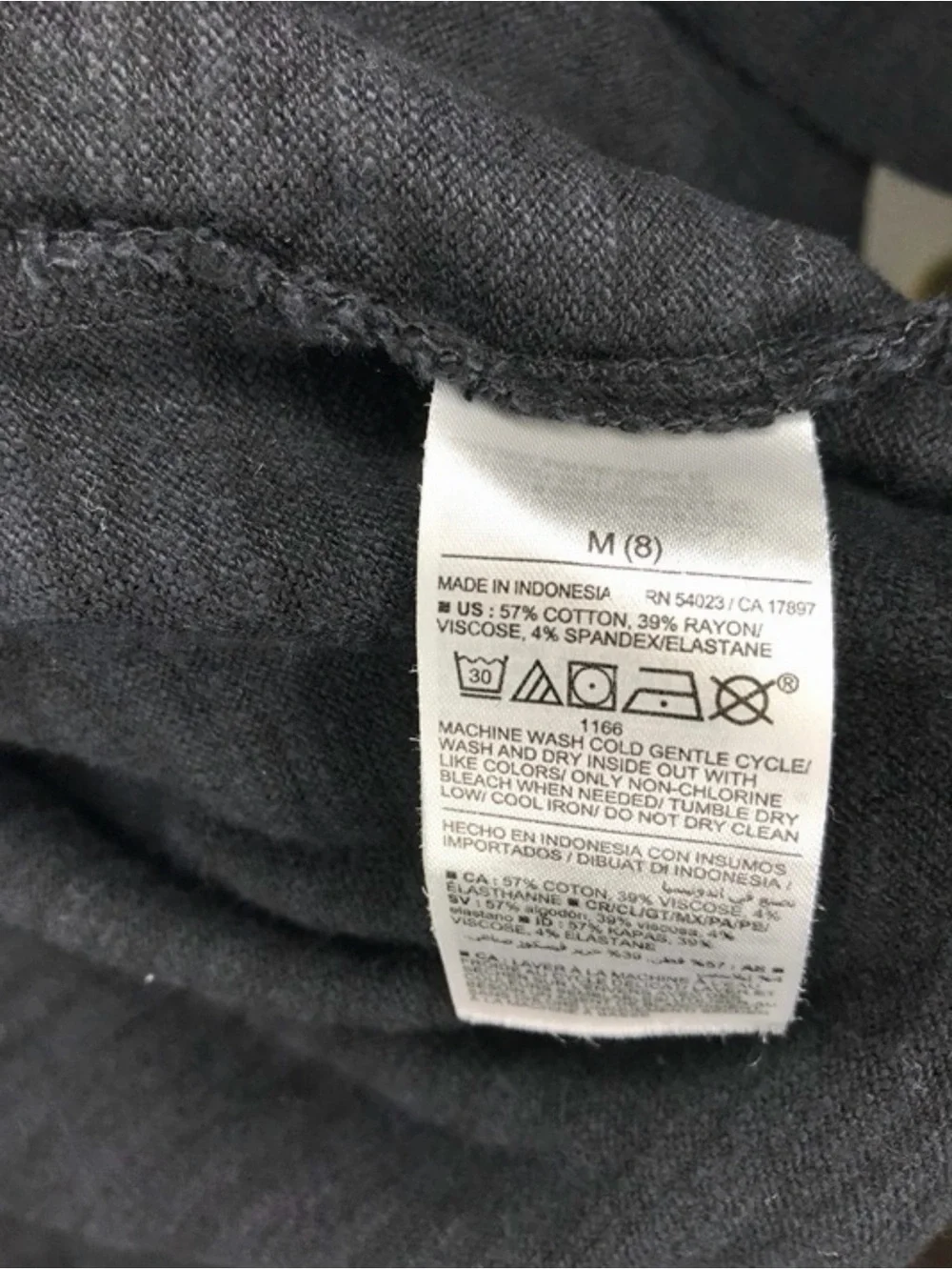 Old Navy Black Open-Front Knit Cardigan with Pockets